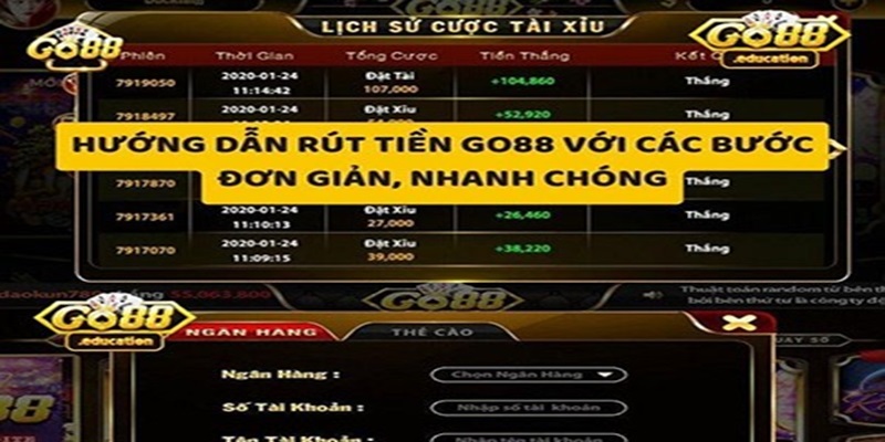 nạp rút tiền Go88 chi tiết